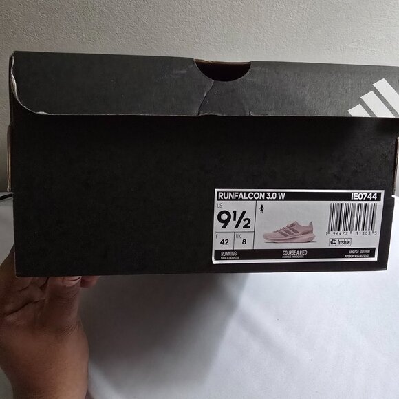 Adidas Women's Light Pink & Gray Runfalcon 3.0 W Running Shoes W Cloudfoam - 9.5 - Picture 7 of 7